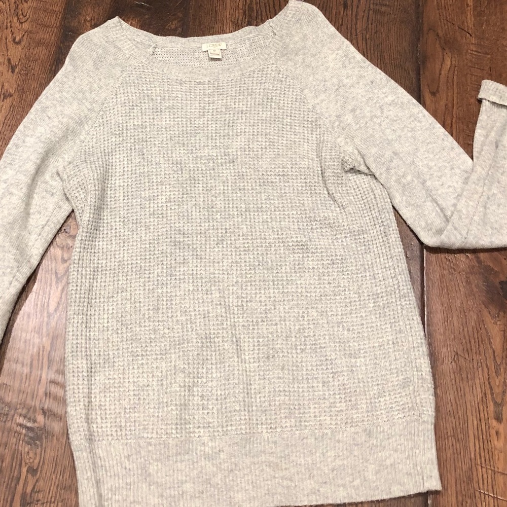 J Crew Waffle Knit Sweater